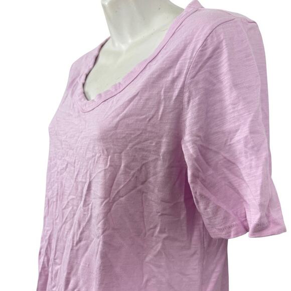 Chicos The Ultimate Tee Womens Lavender V-Neck Modal Cotton T Shirt sz 0 / S - Picture 10 of 16